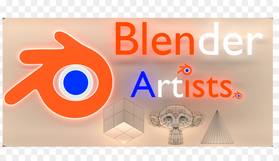 Logo，O Blender PNG