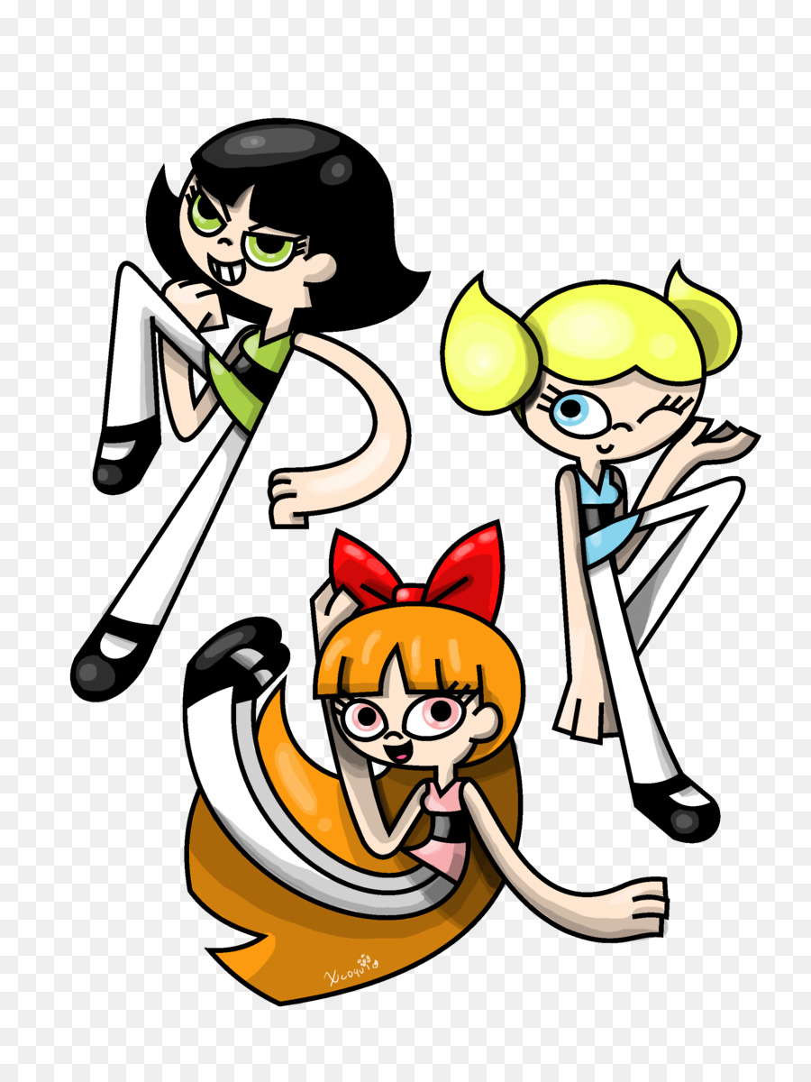 Três Garotas De Desenho Animado，Desenho Animado PNG