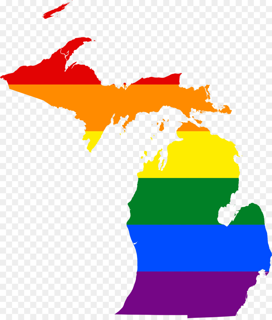 Mapa De Michigan，Estado PNG