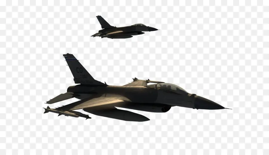 A General Dynamics De Combate F16 Falcon，Avião PNG