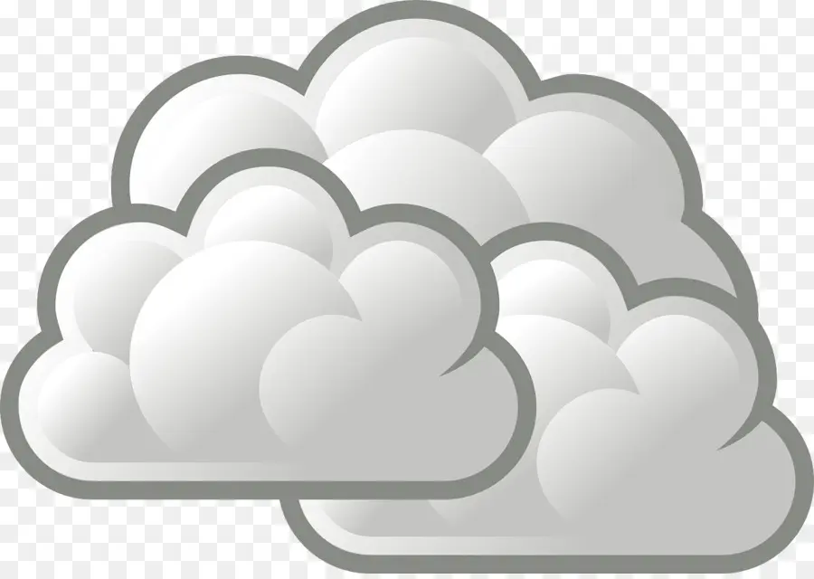 Nuvens，Cinza PNG