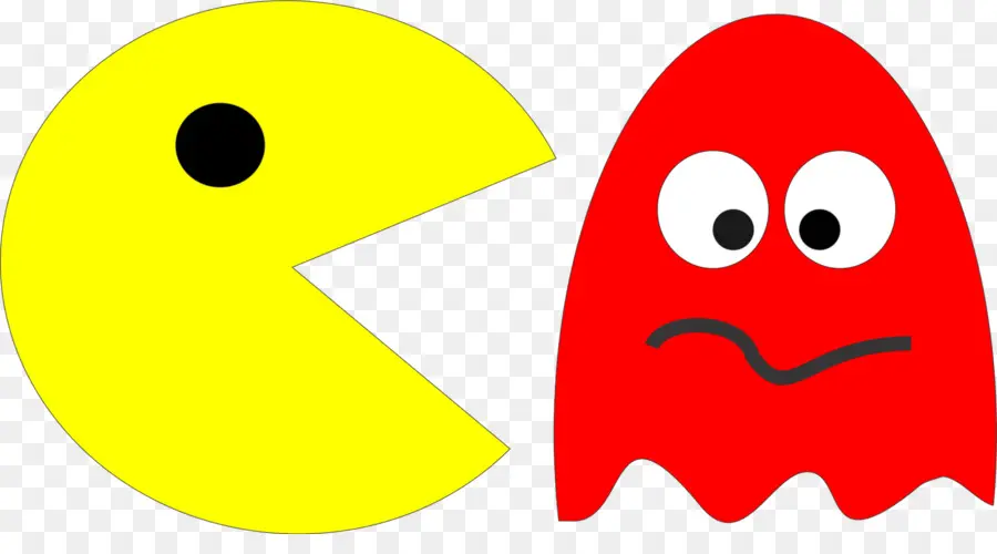 Pac Man E Fantasma，Videogame PNG