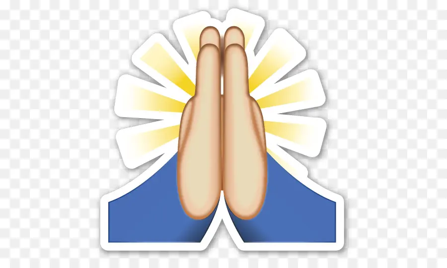 Orando De Mãos，Emoji PNG