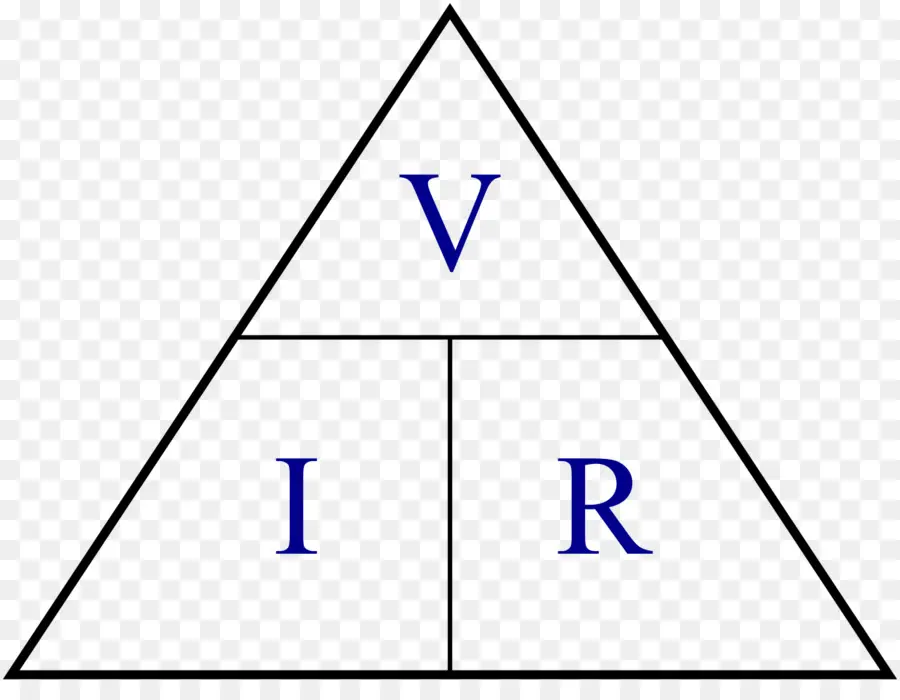 Triângulo Da Lei De Ohm，Tensão PNG