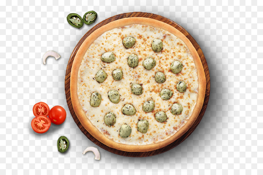 Pizza Com Cobertura Verde，Queijo PNG