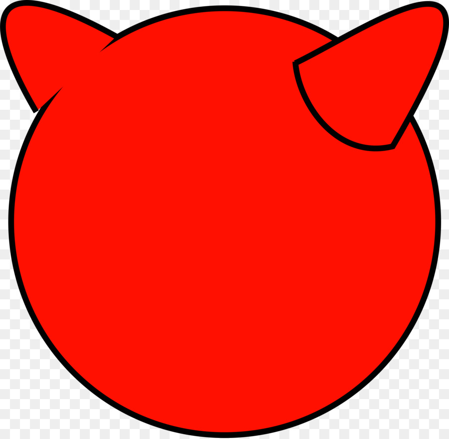 Círculo Vermelho Com Orelhas，Círculo PNG