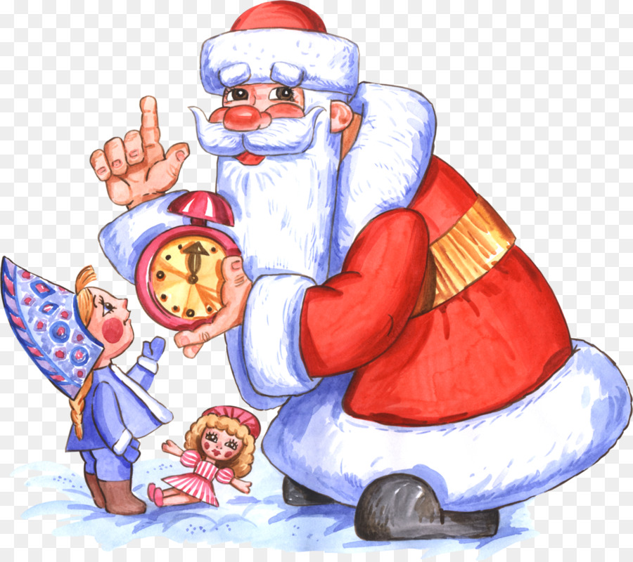 Papai Noel，Relógio PNG