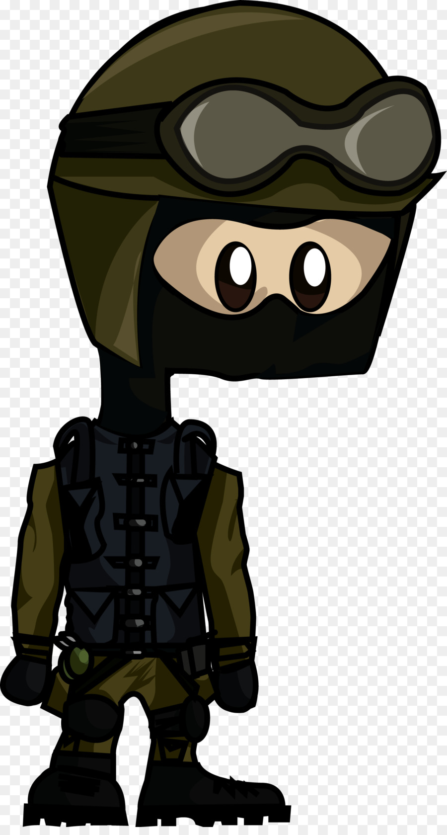 Soldado De Desenho Animado，Óculos PNG