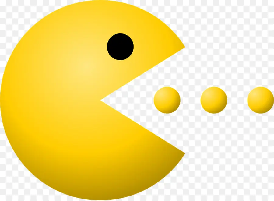 Pac Man，Amarelo PNG