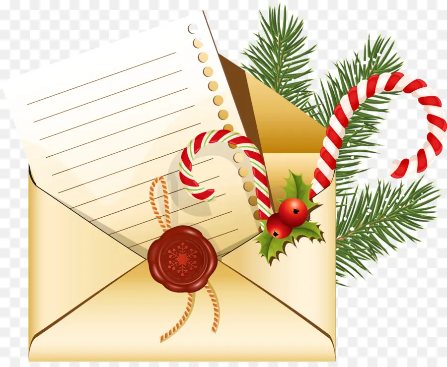 Envelope De Natal，Carta PNG