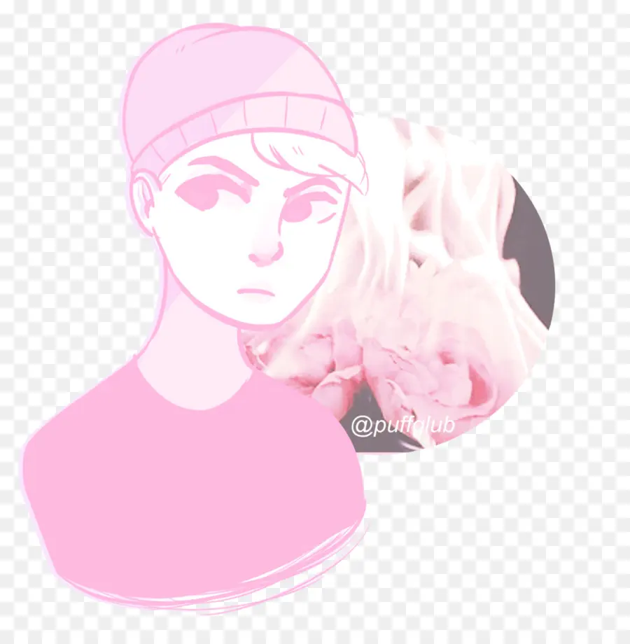 Personagem De Desenho Animado Rosa，Desenho PNG