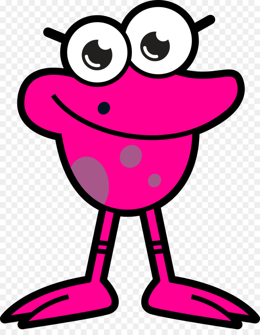 Sapo Rosa，Desenho Animado PNG