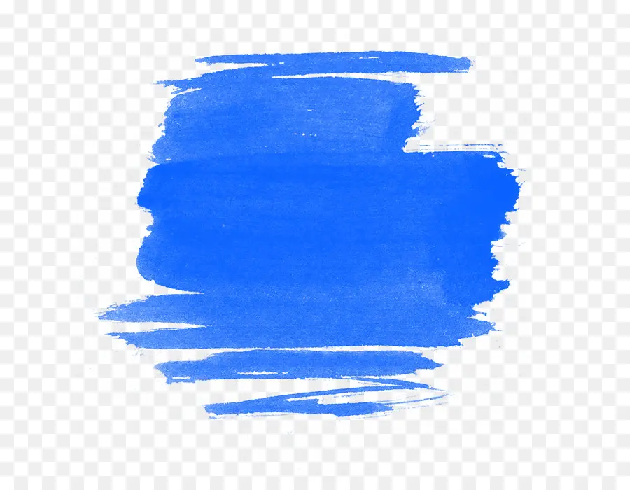 Pincelada Azul，Pintar PNG