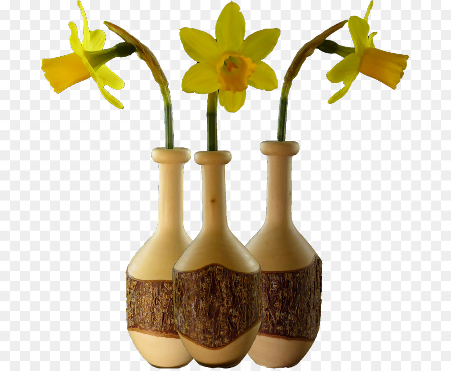 Narcisos Em Vasos，Decoração PNG