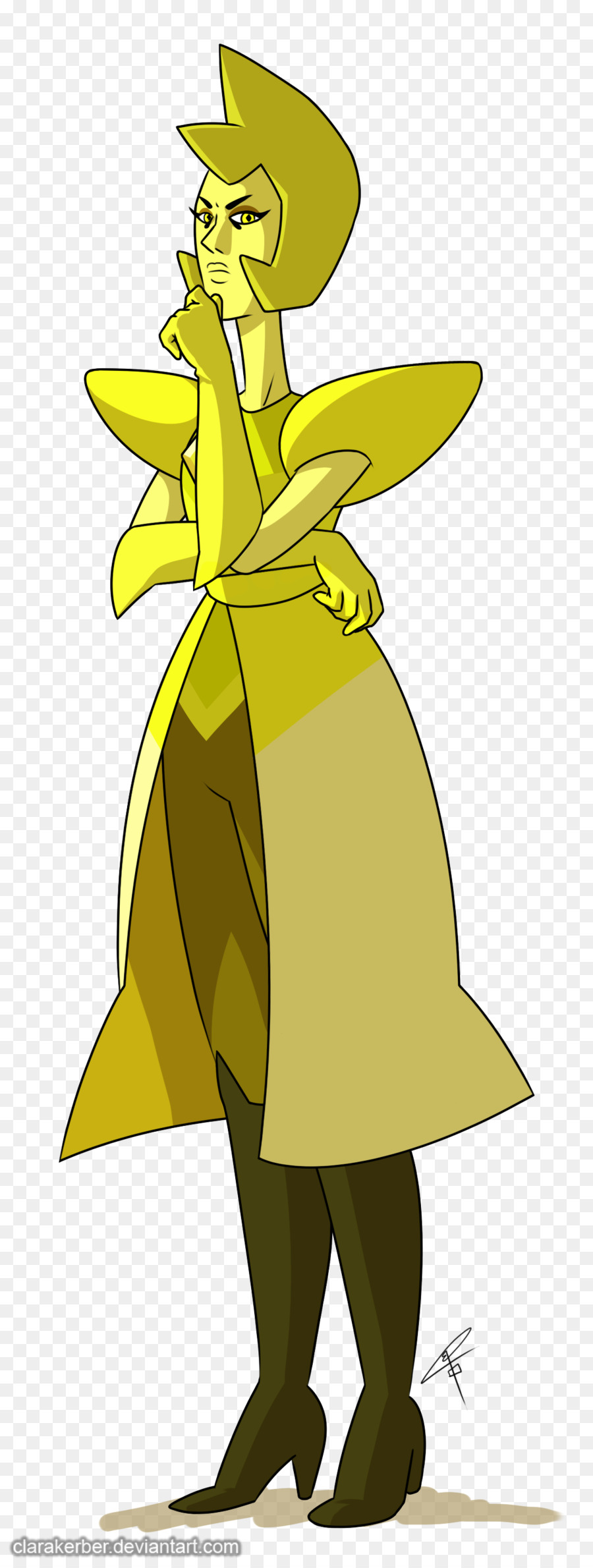 Diamante Amarelo，Desenho Animado PNG