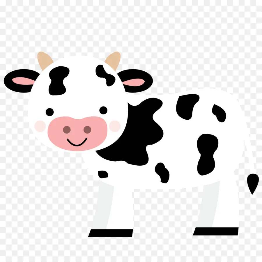 Vaca De Desenho Animado，Bonitinho PNG