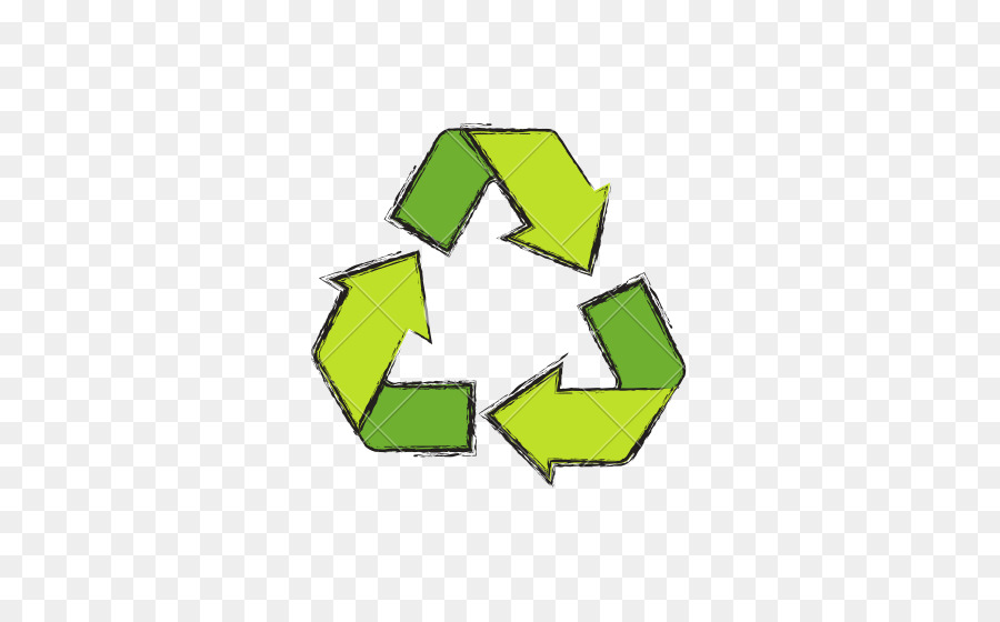 Símbolo De Reciclagem，Verde PNG