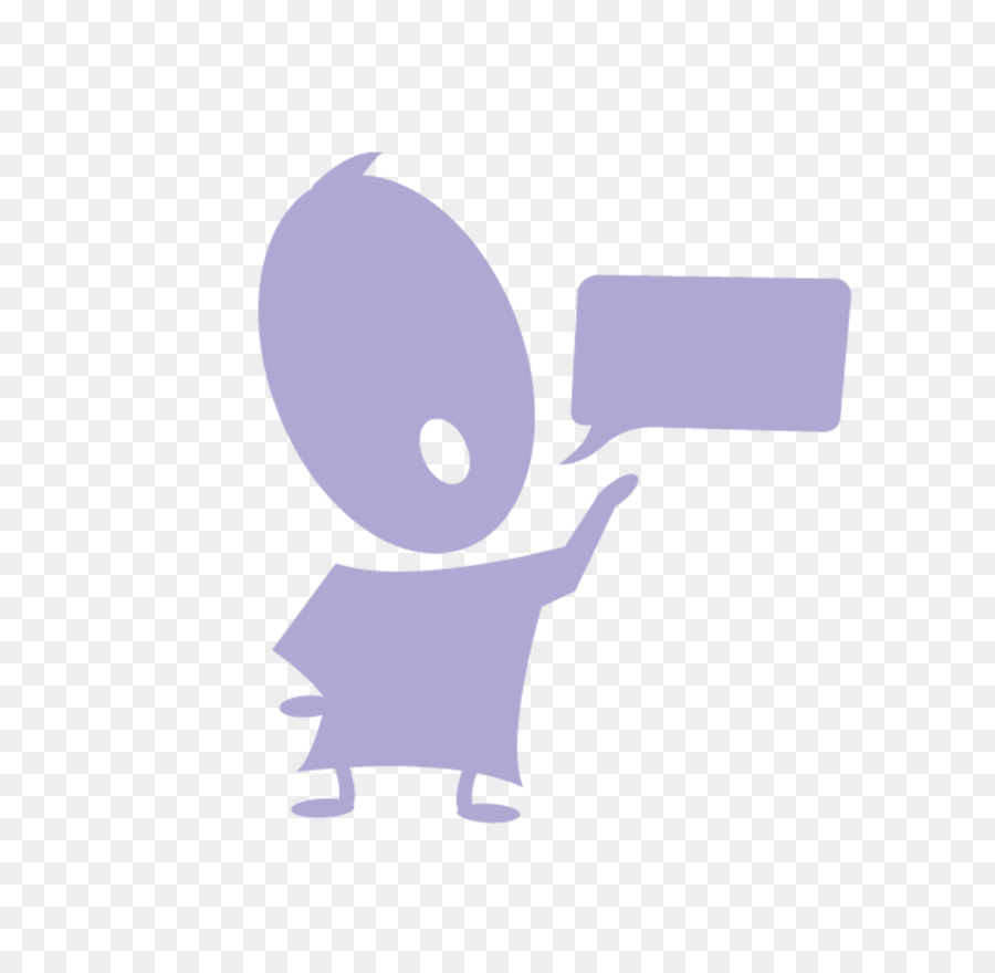 Personagem Roxo，Bolha De Fala PNG