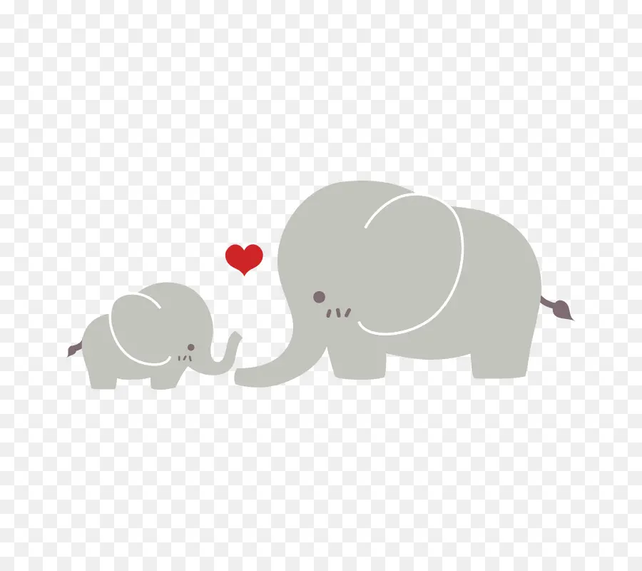 Elefante E Bezerro，Mãe PNG