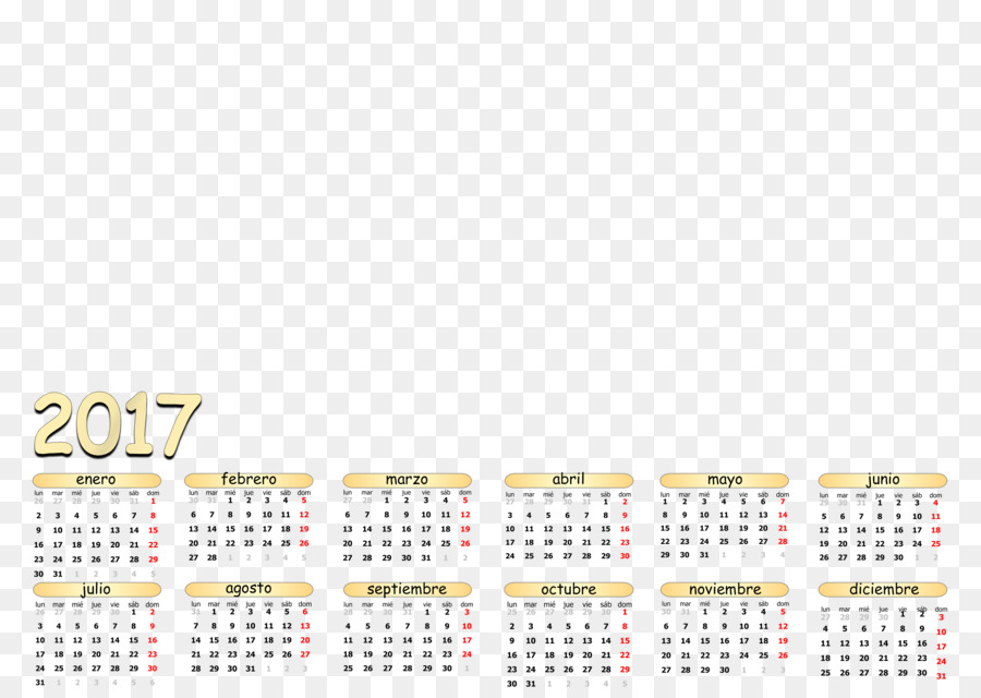 Calendário，Modelo PNG