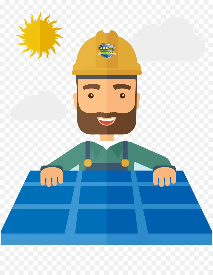 Trabalhador De Painel Solar，Energia Solar PNG