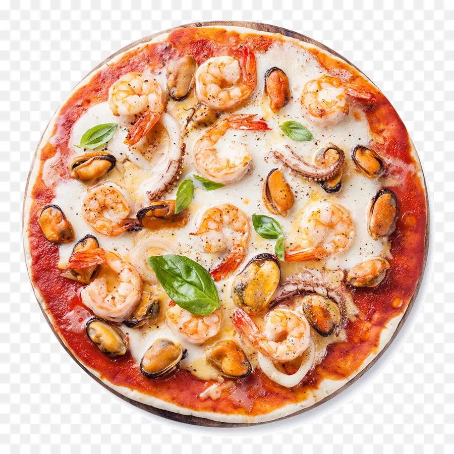 Pizza De Frutos Do Mar，Pizza PNG