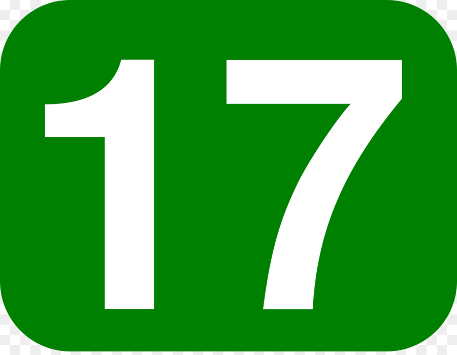 Número 17，Verde PNG