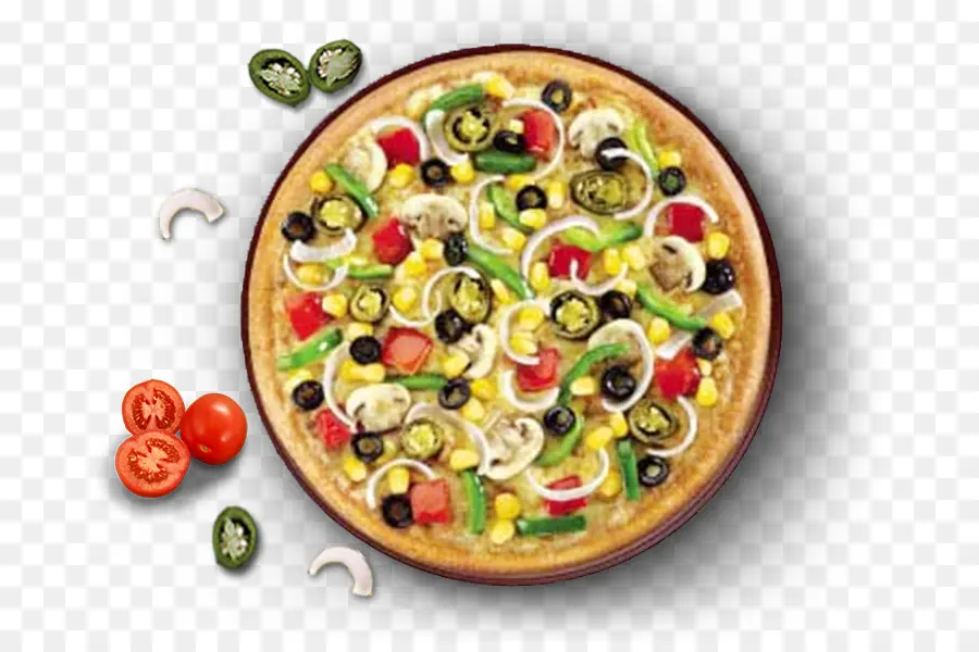 Pizza Vegetal，Cogumelo PNG