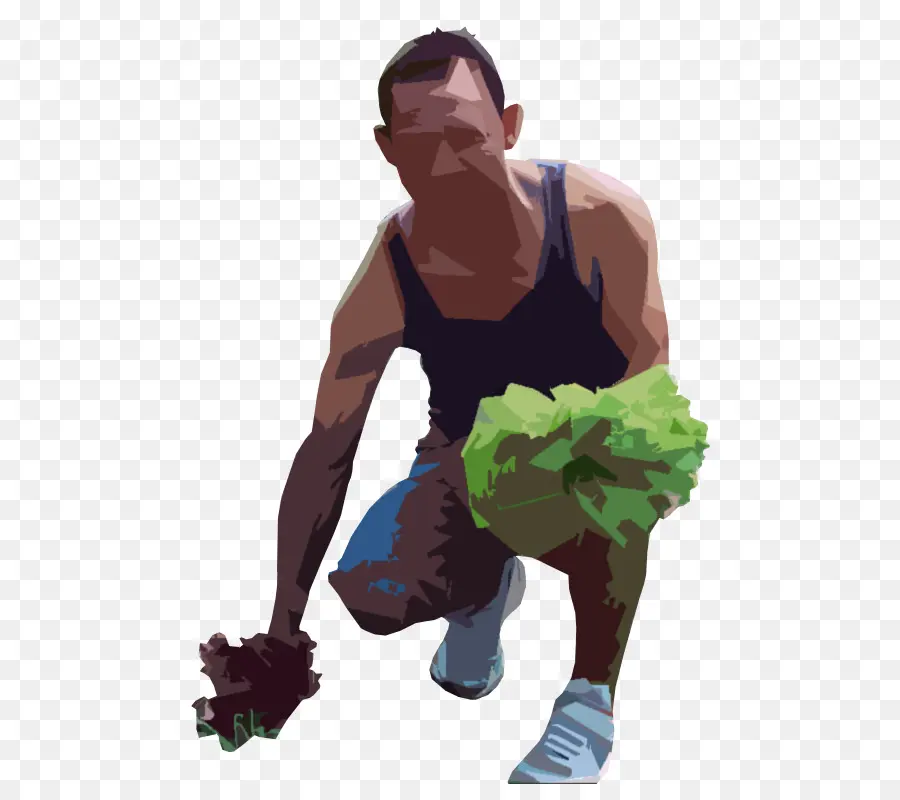 Homem，Vegetais PNG