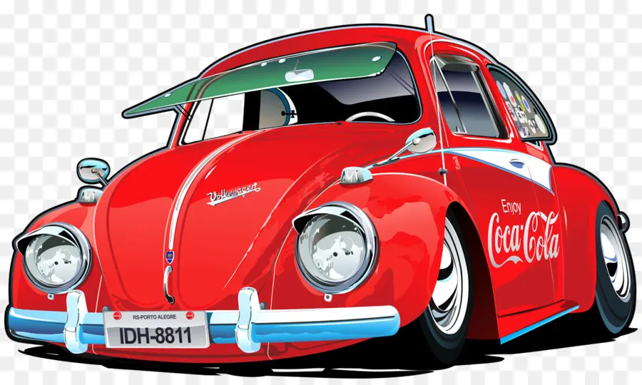 Volkswagen Beetle，Carro PNG