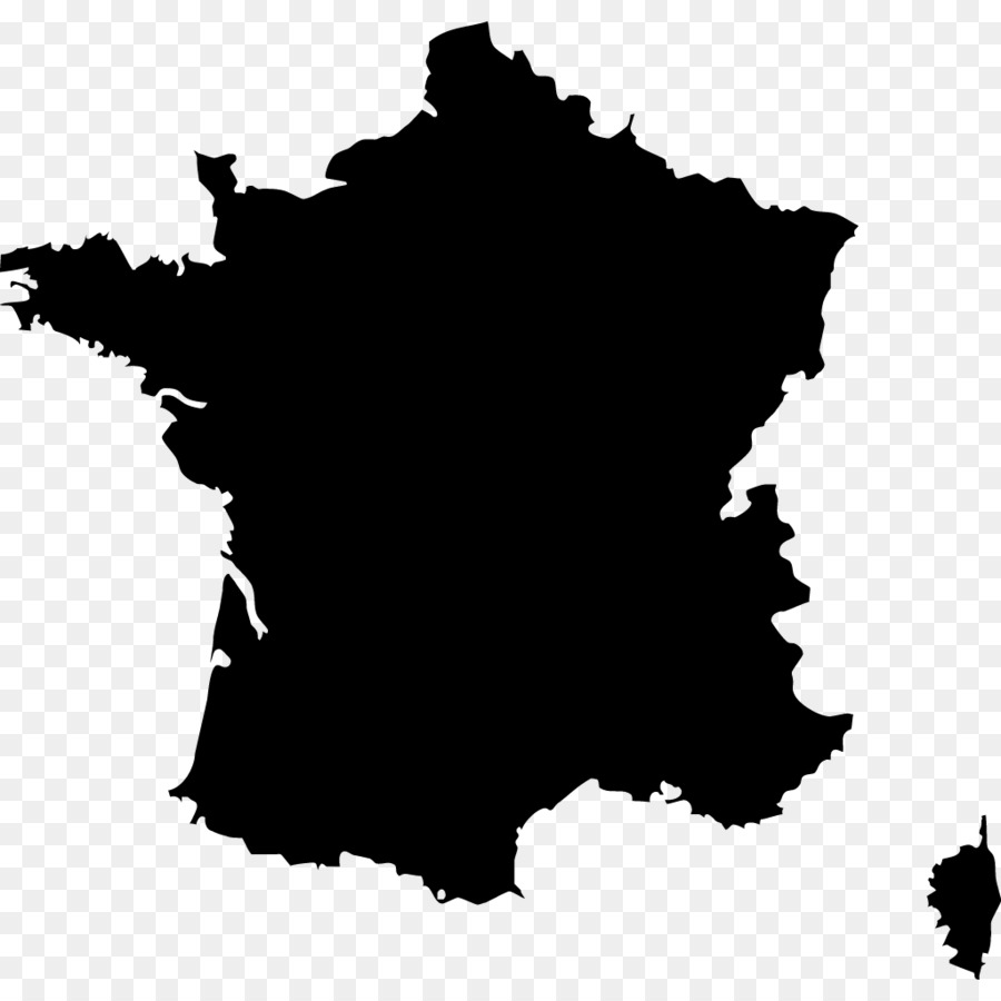 Mapa Da França，País PNG