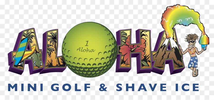 Aloha Mini Golfe Raspar Gelo，Big Bend Golf Center PNG