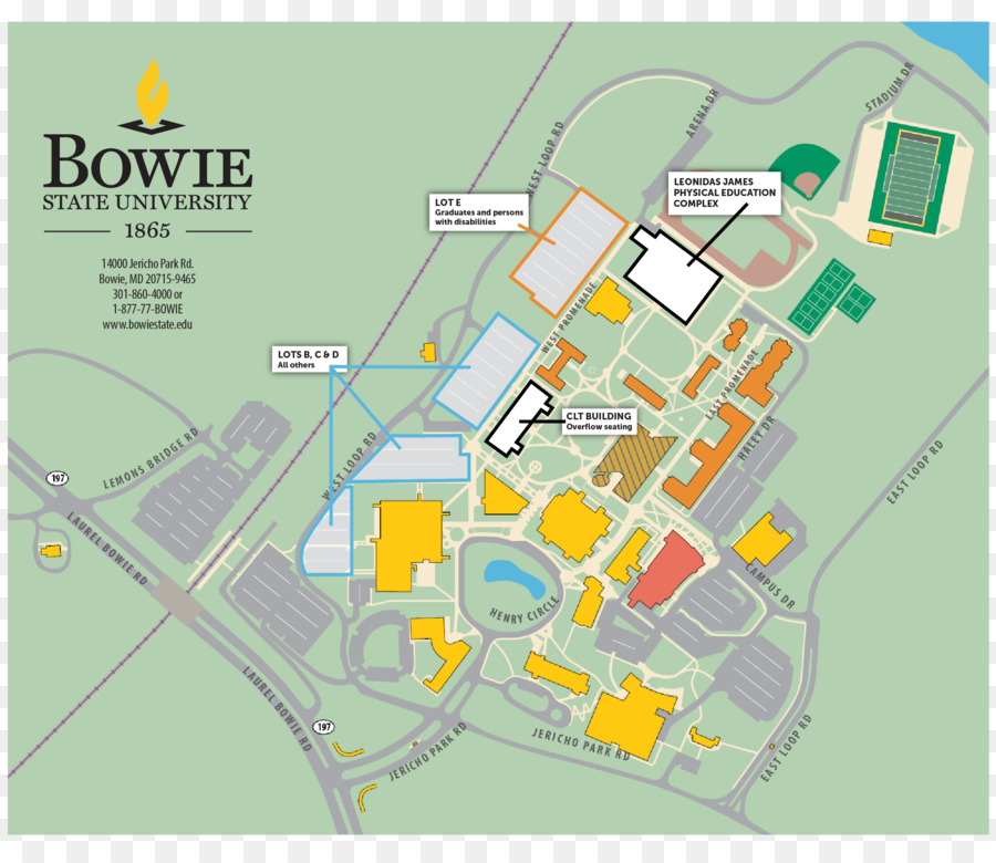 Bowie Universidade Do Estado，Mapa PNG