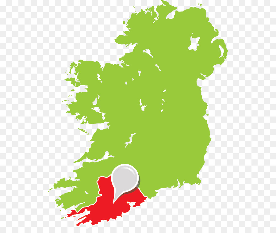 Mapa Da Irlanda，País PNG