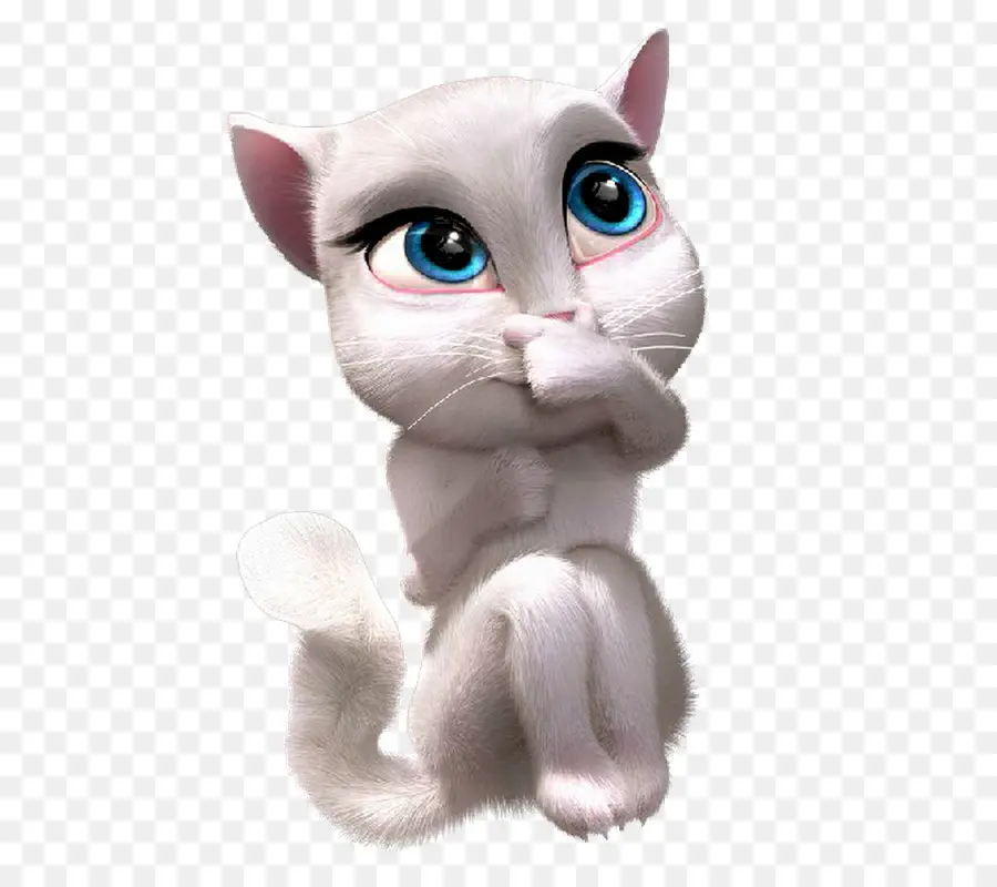 Talking Angela，Gato PNG