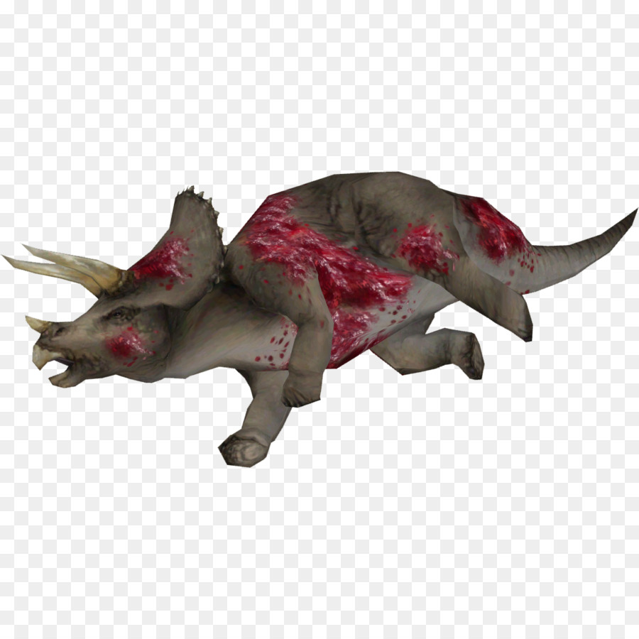 Zoo Tycoon 2 Animais Extintos，Triceratops PNG
