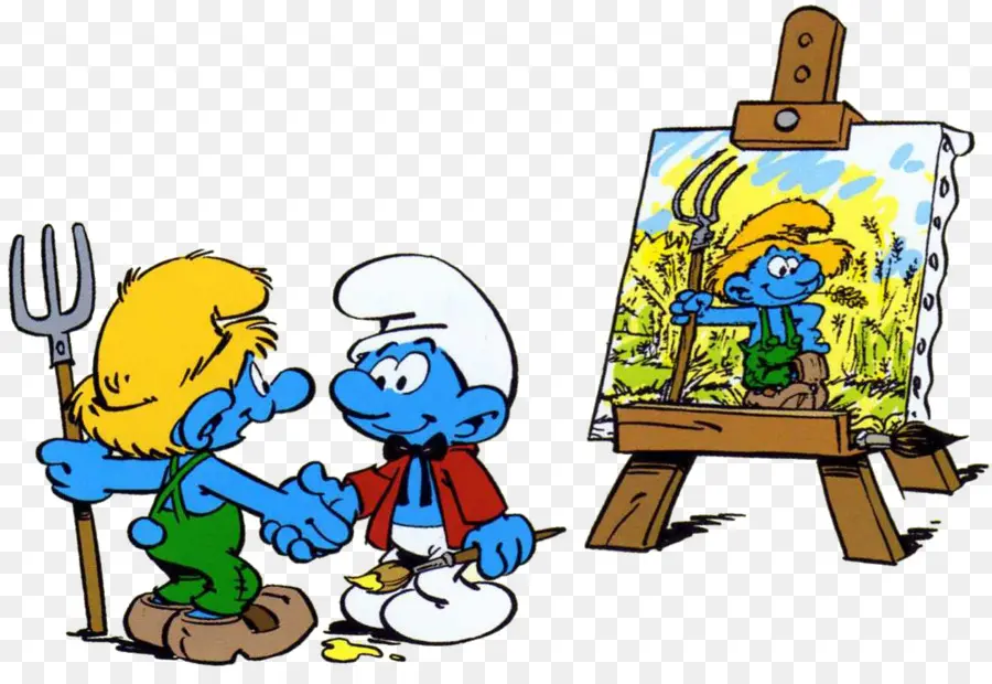 Smurfs，Pintura PNG