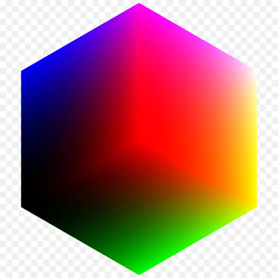 Cubo De Cor，Gradiente PNG