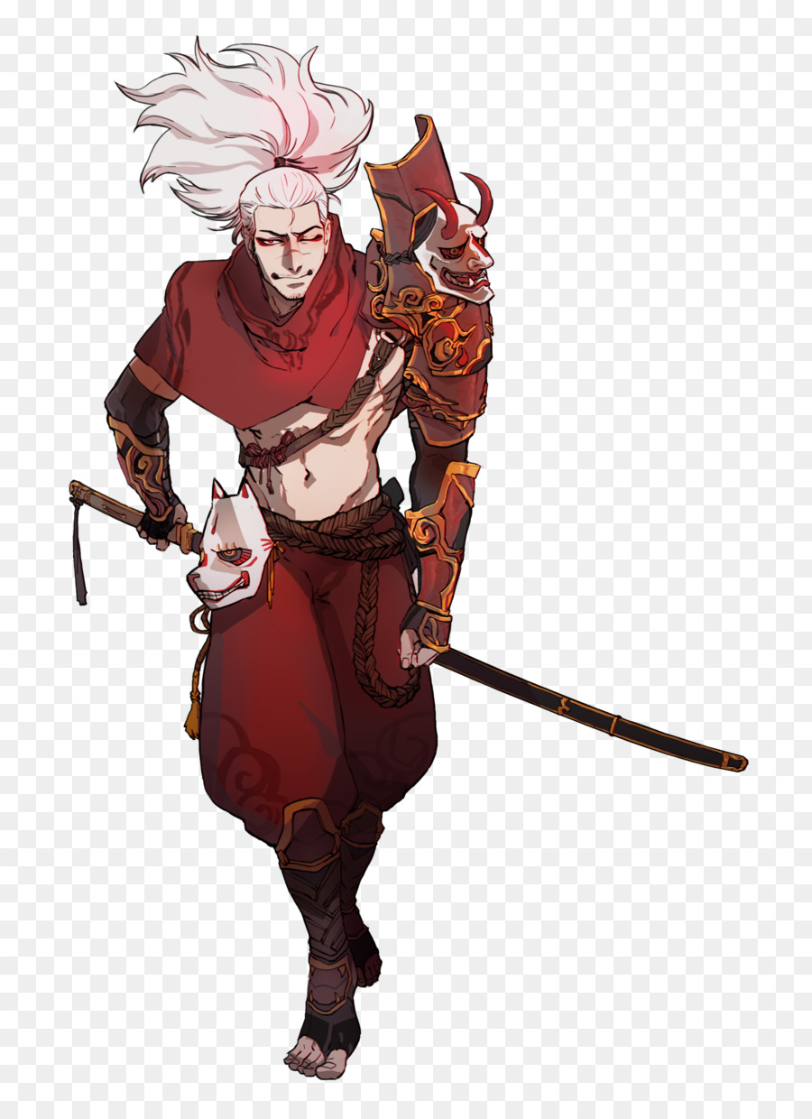 Personagem Samurai，Guerreiro PNG