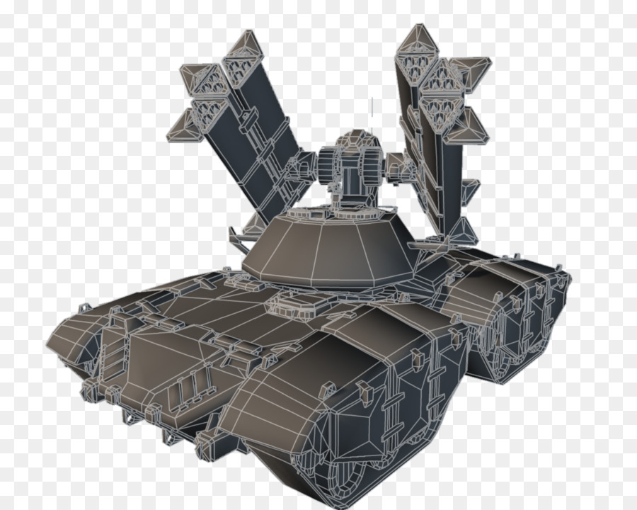 Low Poly，Tanque PNG