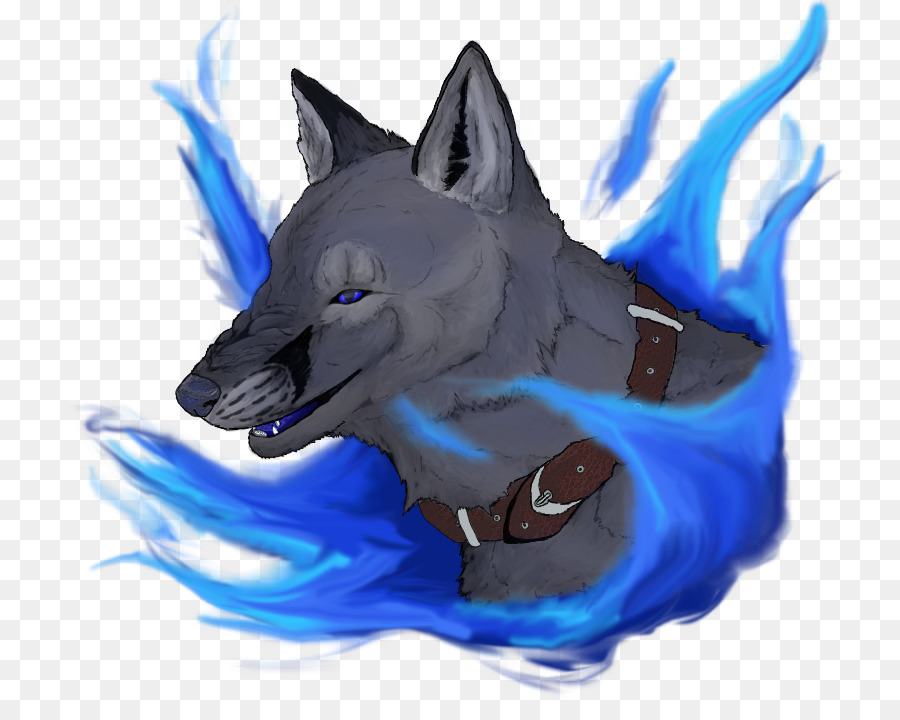 Cão，Azul Elétrico PNG