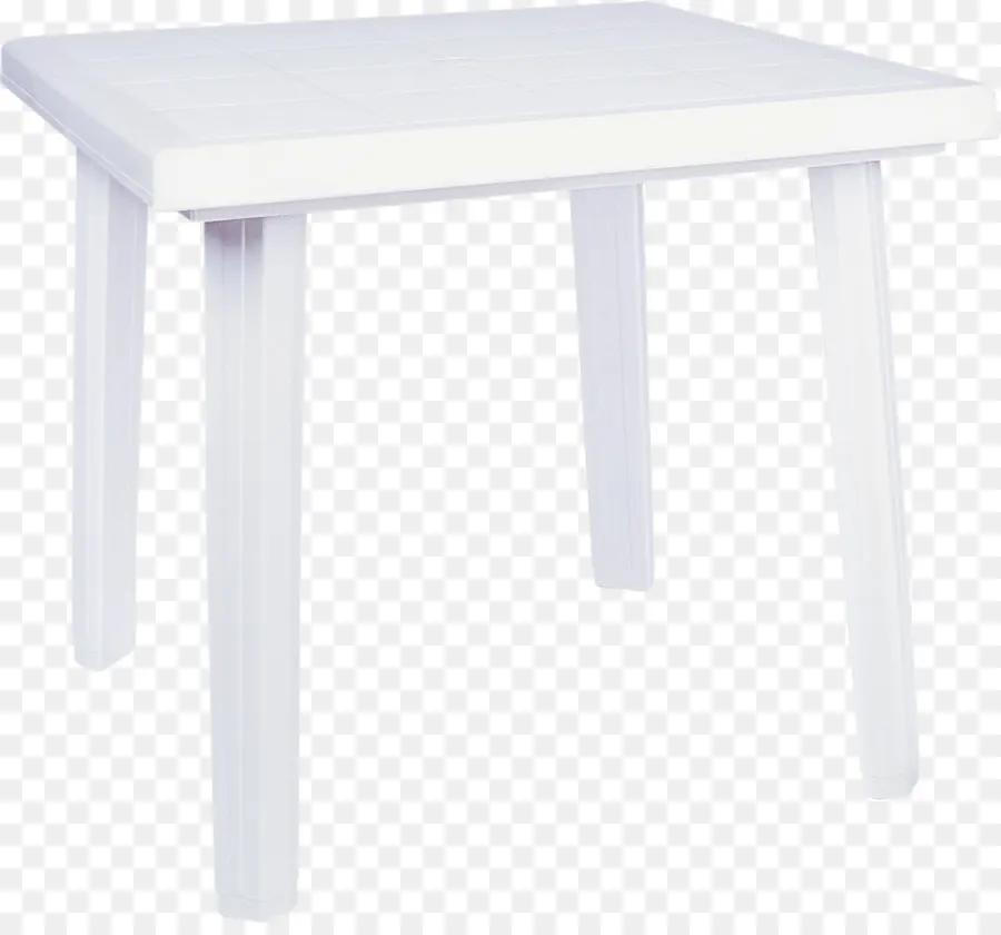 Mesa De Plástico Branca，Simples PNG