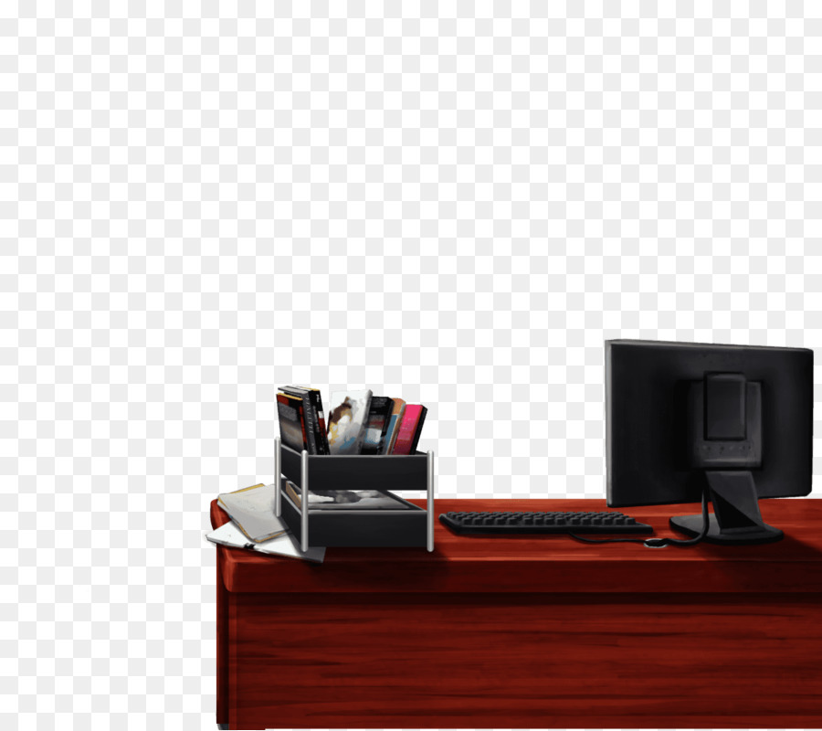 Mesa De Escritório，Computador PNG