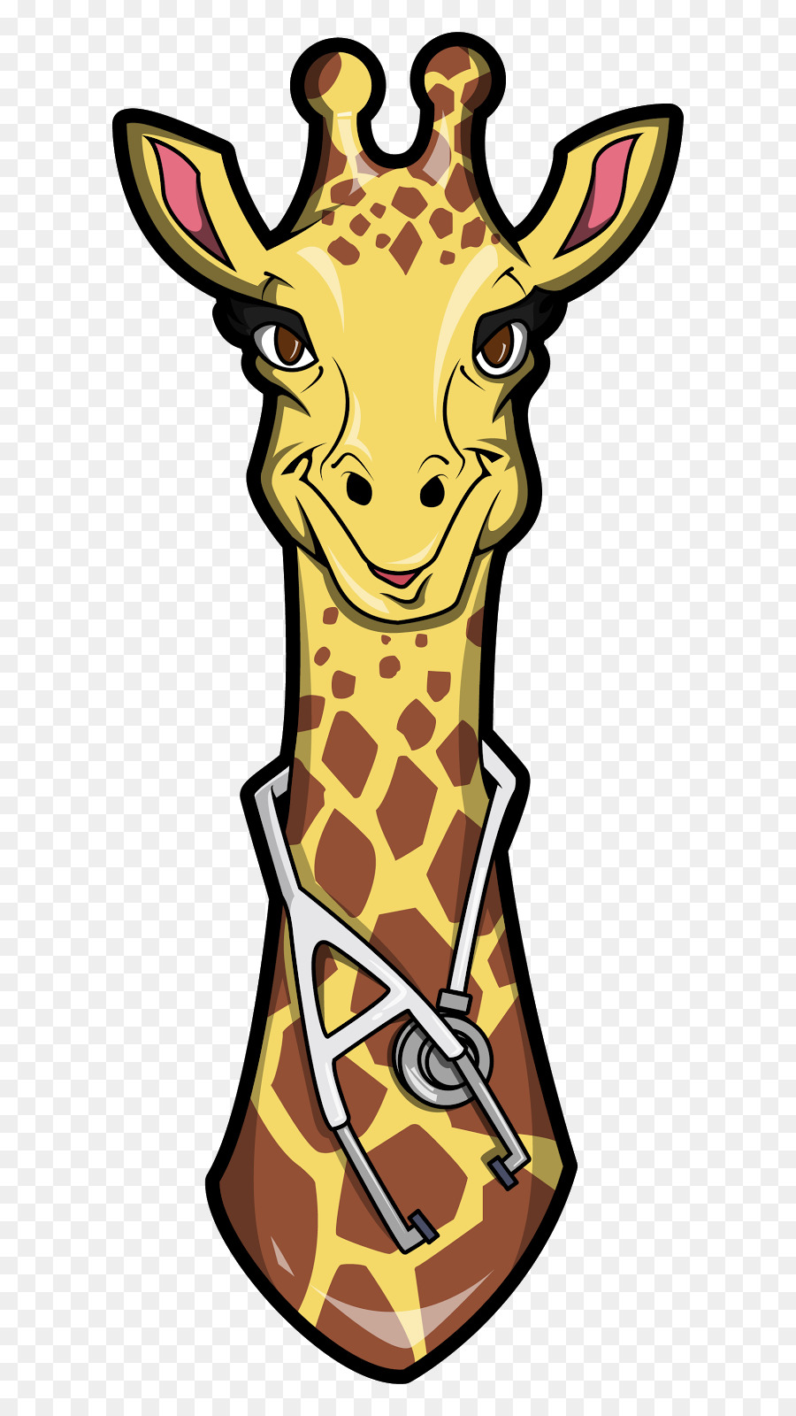 Girafa，Estetoscópio PNG