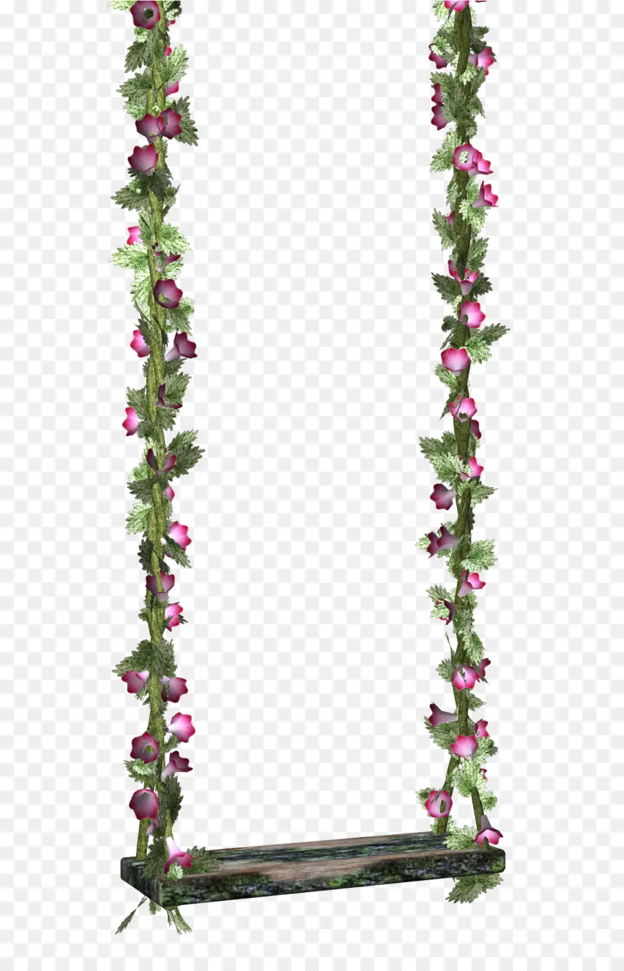 Balanço De Flores，Floral PNG