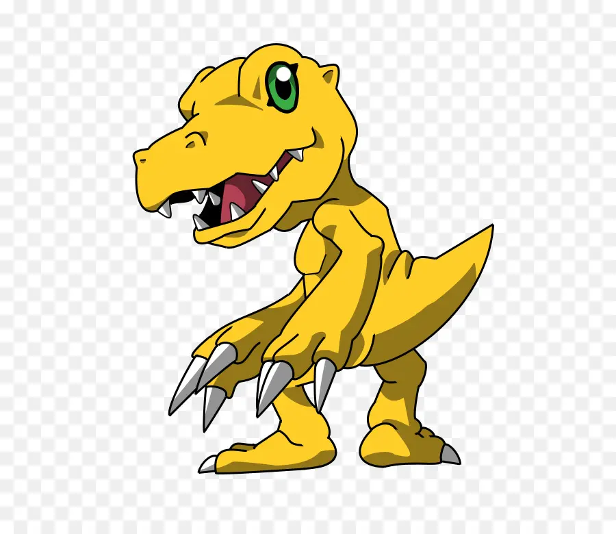 Dinossauro Amarelo，Dinossauro PNG