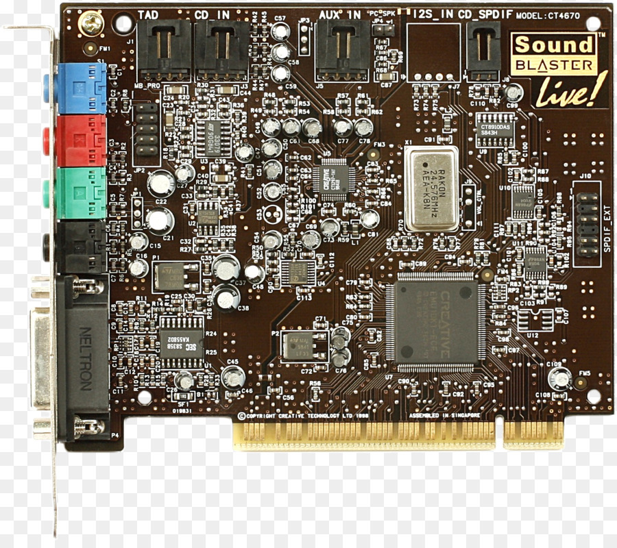 Sound Blaster Xfi，Placas De Som Adaptadores De áudio PNG