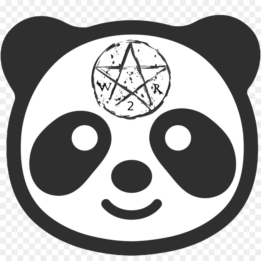 Panda，Preto E Branco PNG