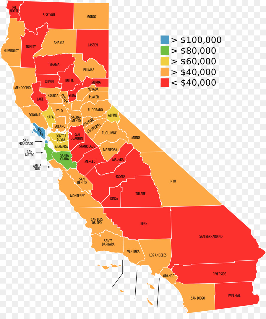 Mapa Da Califórnia，Estado PNG