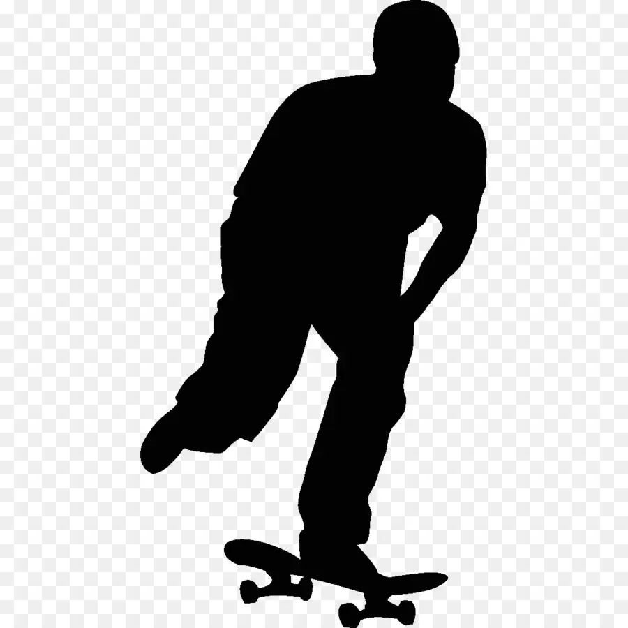 Skate，Silhueta PNG